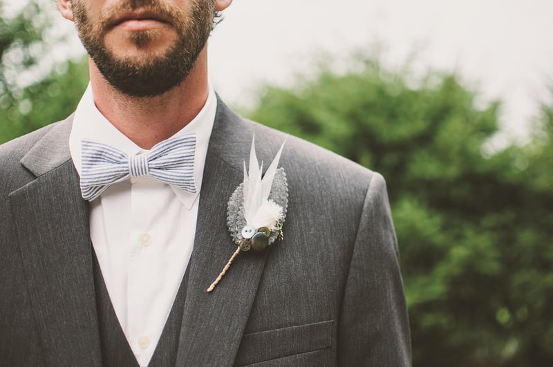 City chic wedding attire